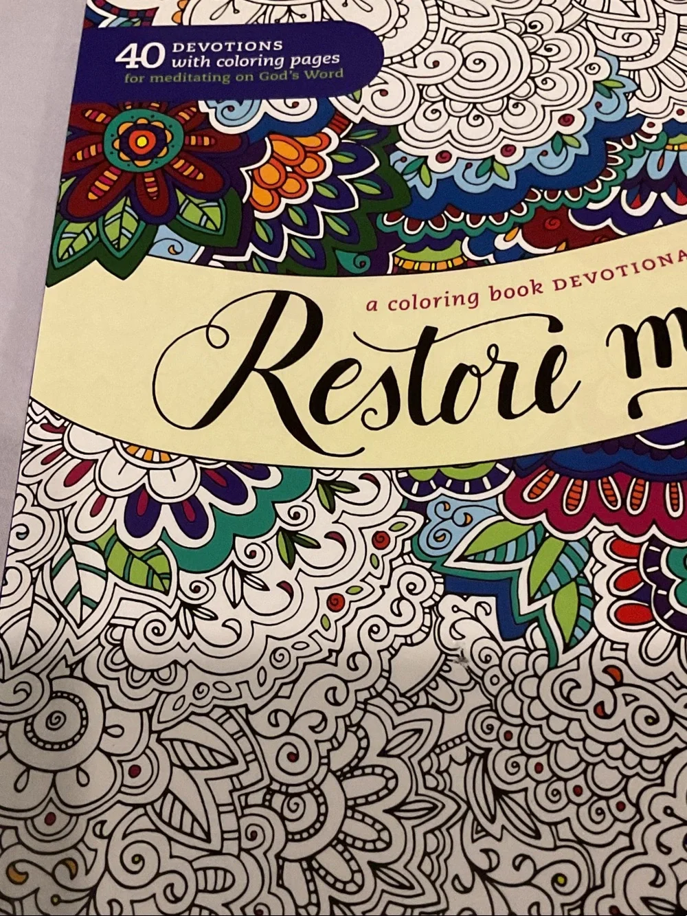 Restore My Soul Coloring Book Devotional